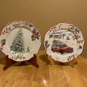 Two Better Home& Gardens Christmas Plates